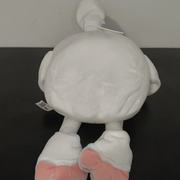 Pink and White Plush Bunny Toy - Picture 3 of 4